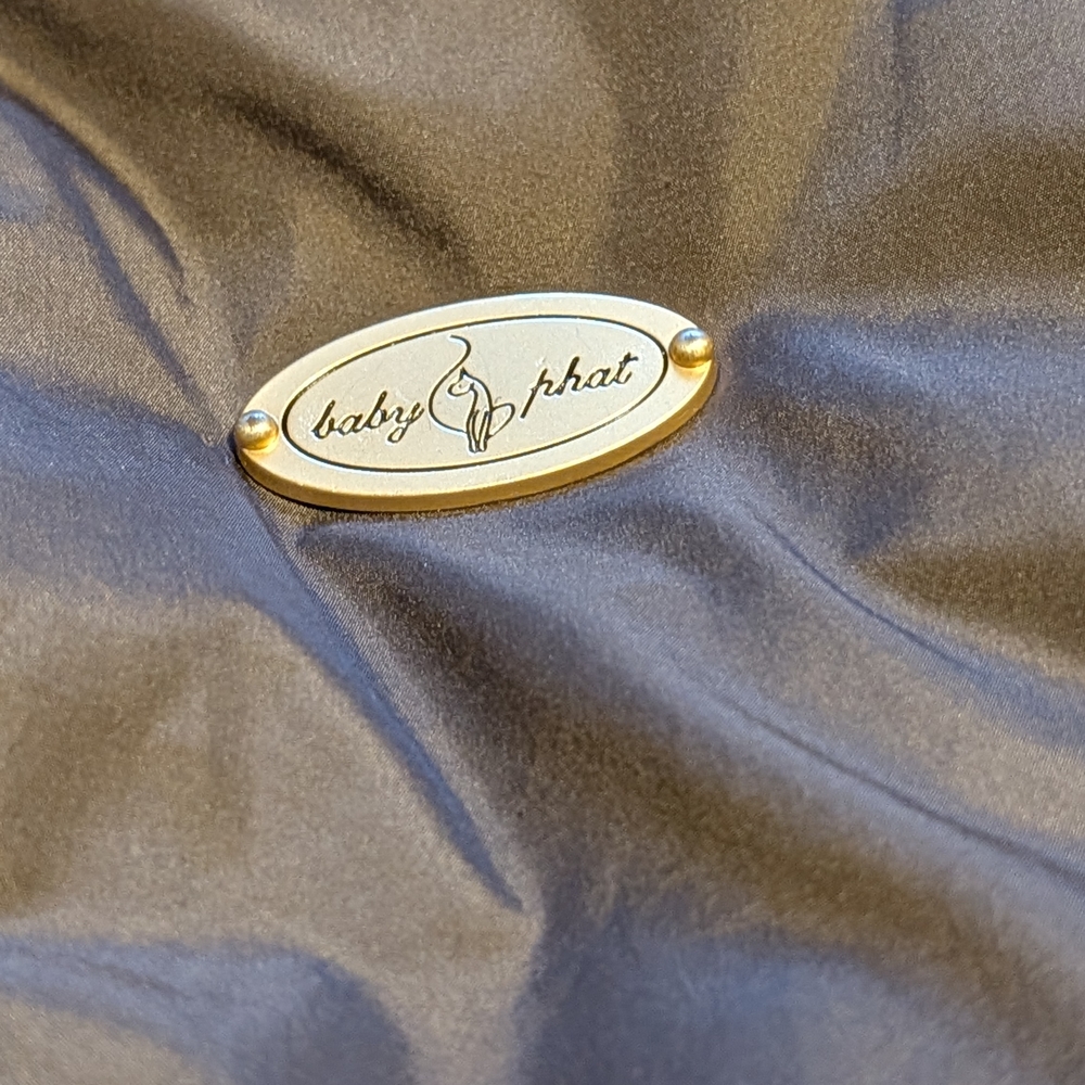 Vtg 90s Baby Phat Womens Reversible Baby Doll Cropped Hooded Puffer Jacket Y2K S - Picture 5 of 10